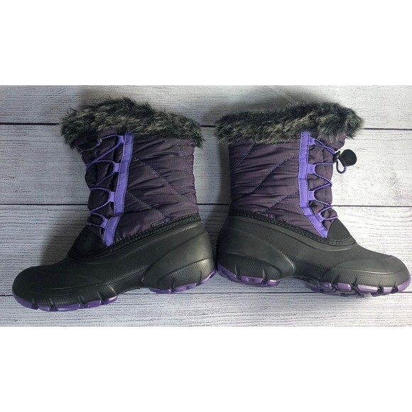Kamik Size 2 Purple Winter Snow Boot - Picture 5 of 9